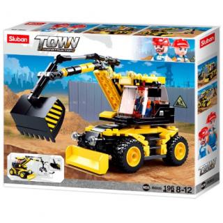 Sluban - M38-B0805 Construction serie - Excavator on Wheels