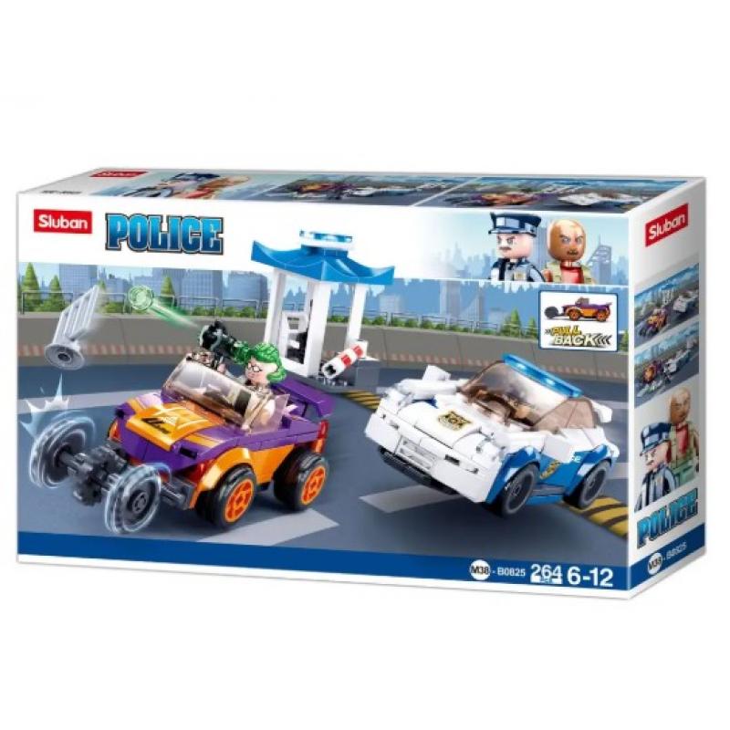 M38-B0825 Sluban Pull Back Chase - Police serie