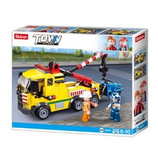 M38-B0877 Sluban Large Tow Truck - City Scene serie