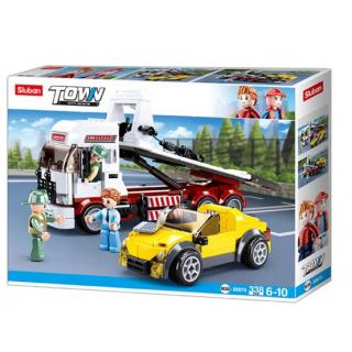 M38-B0879 Sluban Tow Truck - City Scene serie