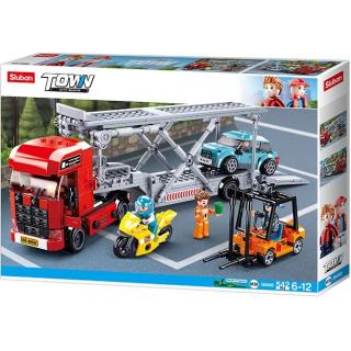 M38-B0880 Sluban Car Transporter - City Scene serie