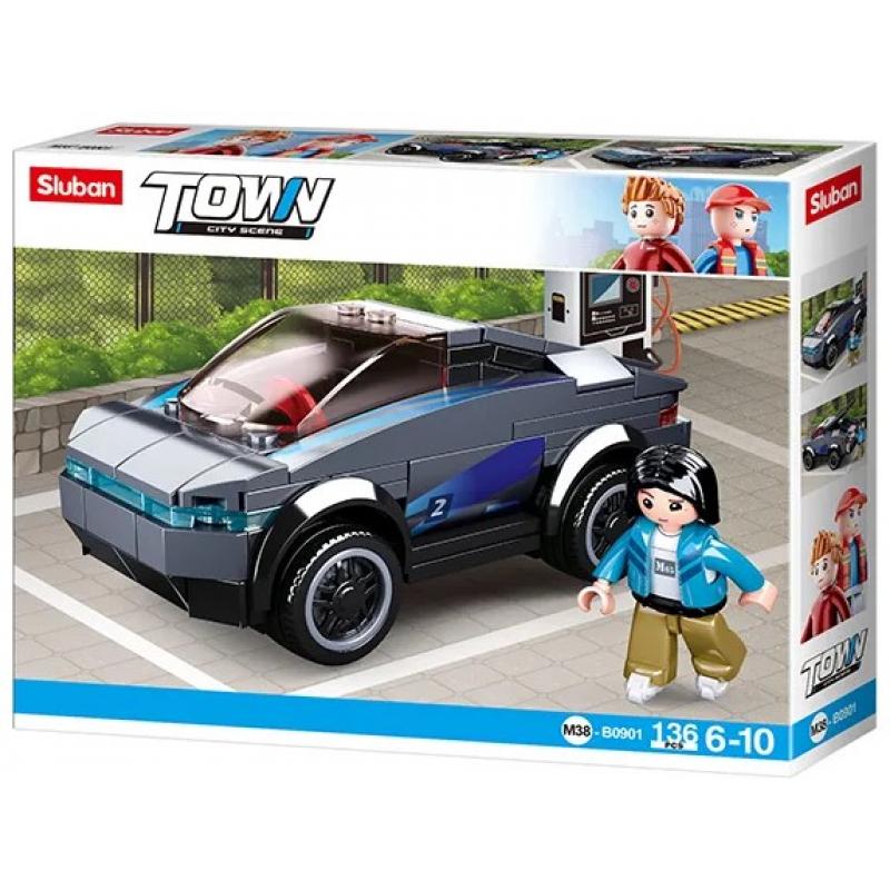 M38-B0901 Sluban Electric Car - City Scene serie