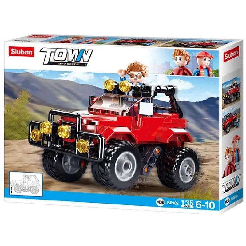 M38-B0902 Sluban Red SUV - City Scene serie