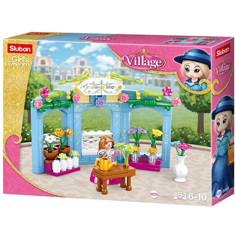 M38-B0905 Sluban Flower Shop - Village serie