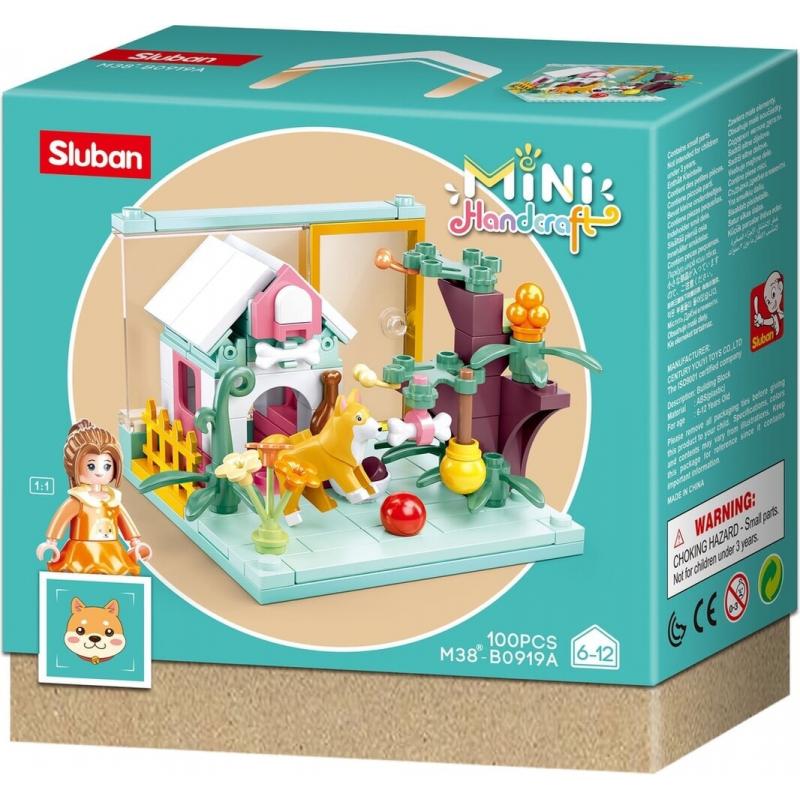 M38-B0919A Sluban Dog Room - Mini Handcraft serie