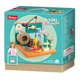 M38-B0919C Sluban Room of the Grey Cat - Mini Handcraft serie