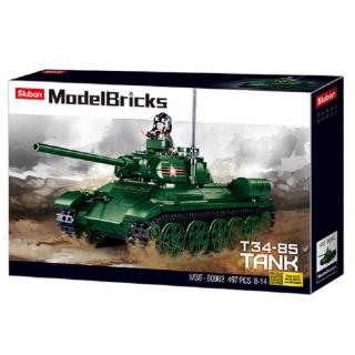 Sluban - M38-B0982 Medium Tank Green