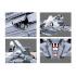 Sluban - M38-B0986 Gray White Jet Fighter 2 in 1