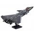 Sluban - M38-B1187 J20SS Stealth Aircraft - Metal Coating Titnium Silver Version