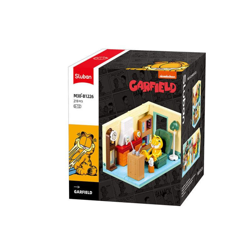 Sluban - M38-B1226 Garfield in The Living Room 219 Pieces