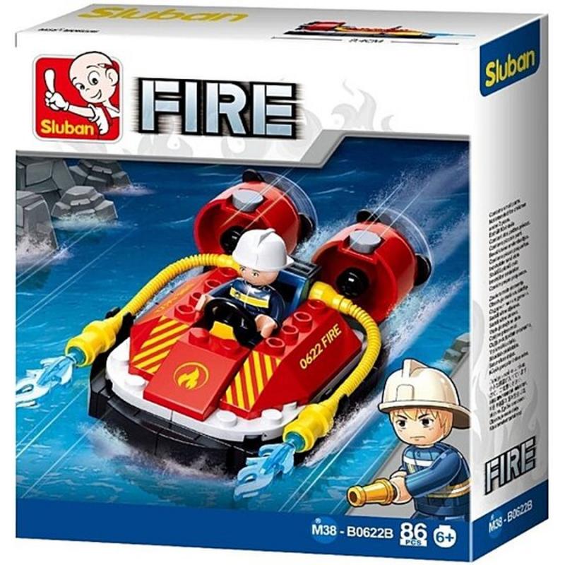 M38-B0622B Sluban Small Fireboat 90 pcs - Fire serie