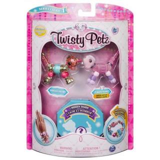 Spin Master - Twisty Petz Three Pack Figures - Marigold Unicorn & Cakepup Puppy
