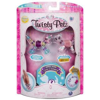 Spin Master - Twisty Petz Three Pack Figures - Butterscotch Unicorn & Berrytales Cheetah