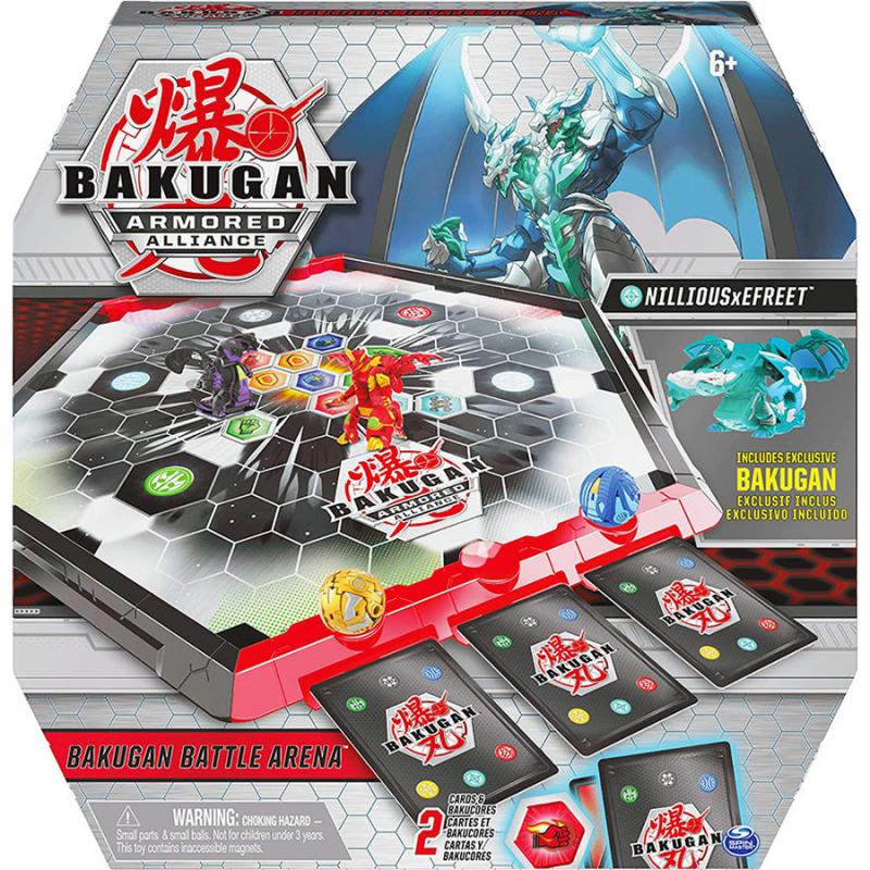 Spin Master Bakugan Armored Alliance - Battle Arena - Nillious x Efreet