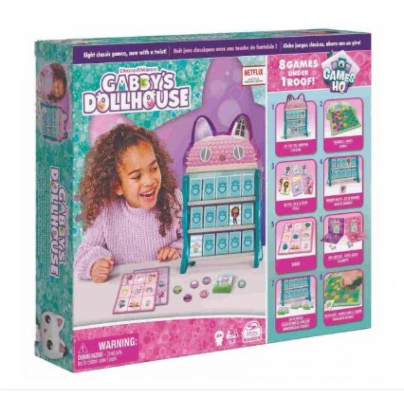 Spin Master Gabby's Dollhouse: 8 Games Under 1 Roof - Board Games (6065857)