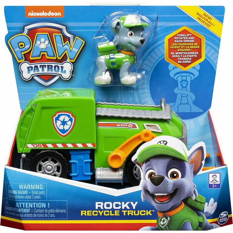 Spin Master Paw Patrol - Rocky Recycle Truck with Pup (20114325)