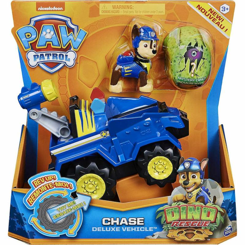 Spin Master Paw Patrol: Dino Rescue - Chase Deluxe Vehicle