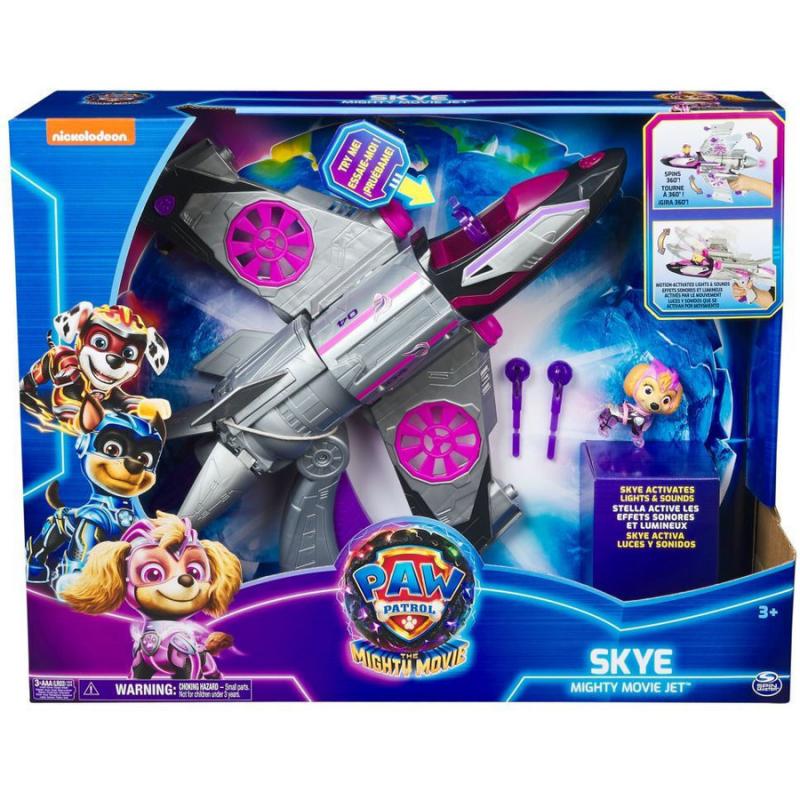 Spin Master Paw Patrol: The Mighty Movie - Skye Mighty Movie Jet (6067498)