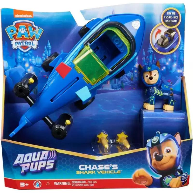 Spin Master Paw Patrol: Aqua Pups - Chase's Shark Vehicle (20139007)