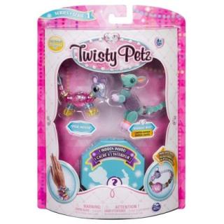 Spin Master - Twisty Petz Three Pack Figures - Pixie Mouse & Radiant Roo