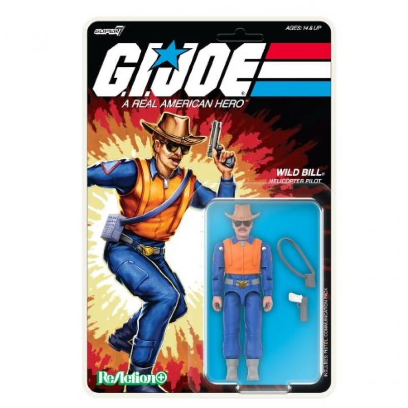 GI Joe ReAction+ Action Figure Wave 3 Wild Bill (Cartoon) 10 cm