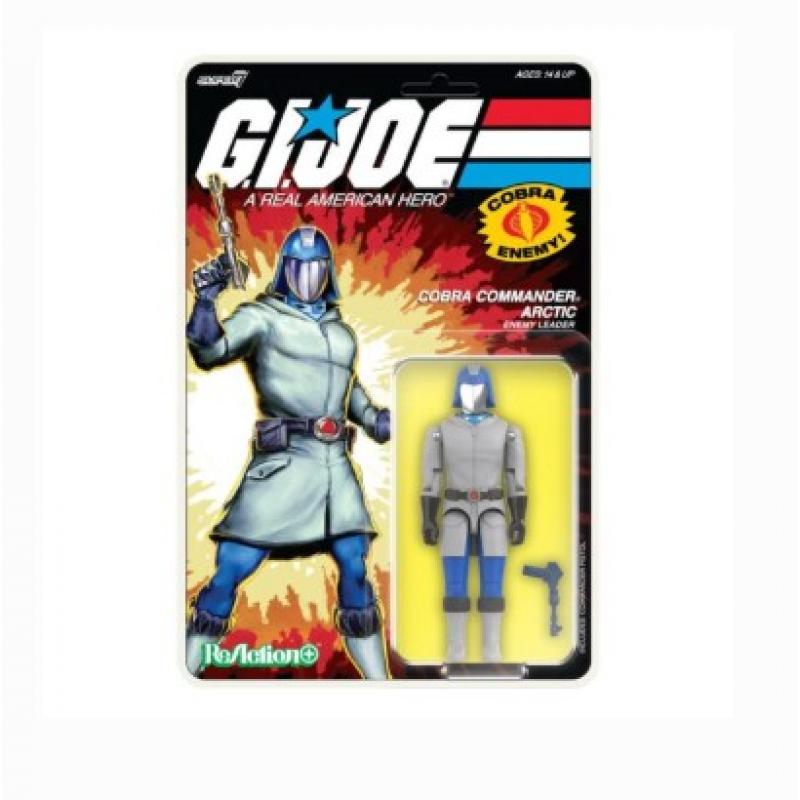 GI Joe ReAction+ Action Figure Wave 3 Arctic Cobra Commander (Cartoon) 10 cm