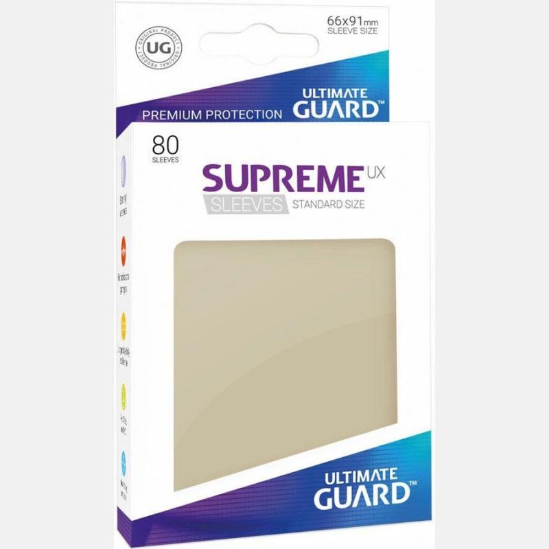 Ultimate Guard Supreme UX Sleeves Standard Size Sand (80)