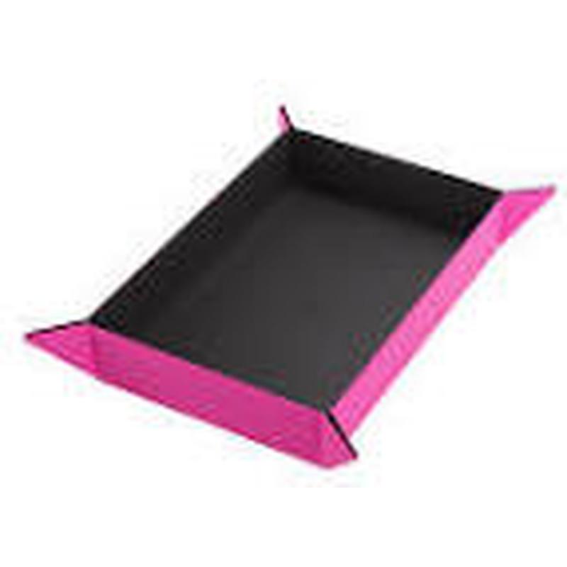 Gamegenic - Magnetic Dice Tray Rectangular Black/Pink