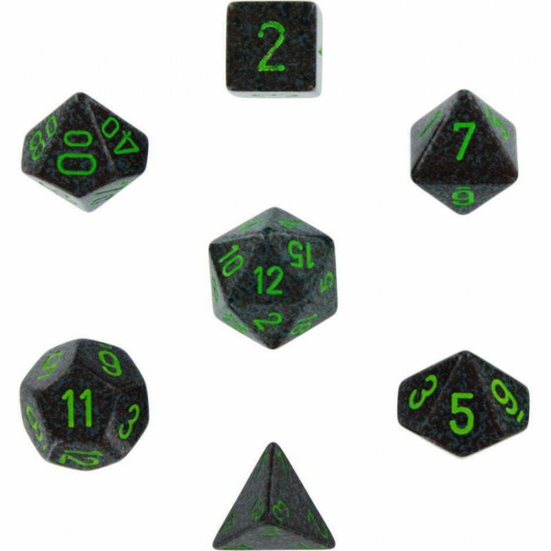 Chessex Speckled Polyhedral 7-Die Set - Earth