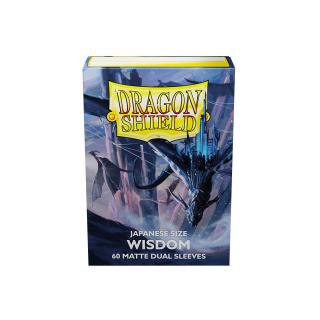 Dragon Shield Japanese size Matte Dual Sleeves - Wisdom (60 Sleeves)