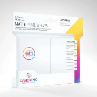 Gamegenic - Matte Prime Sleeves White (100 Sleeves)