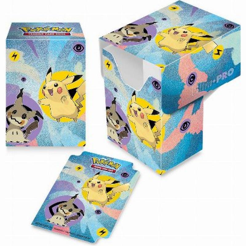 Ultra Pro - Pikachu & Mimikyu Full View Deck Box for Pokemon