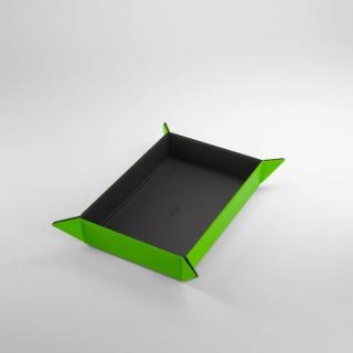 Gamegenic - Magnetic Dice Tray Rectangular Black/Green