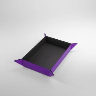 Gamegenic - Magnetic Dice Tray Rectangular Black/Purple