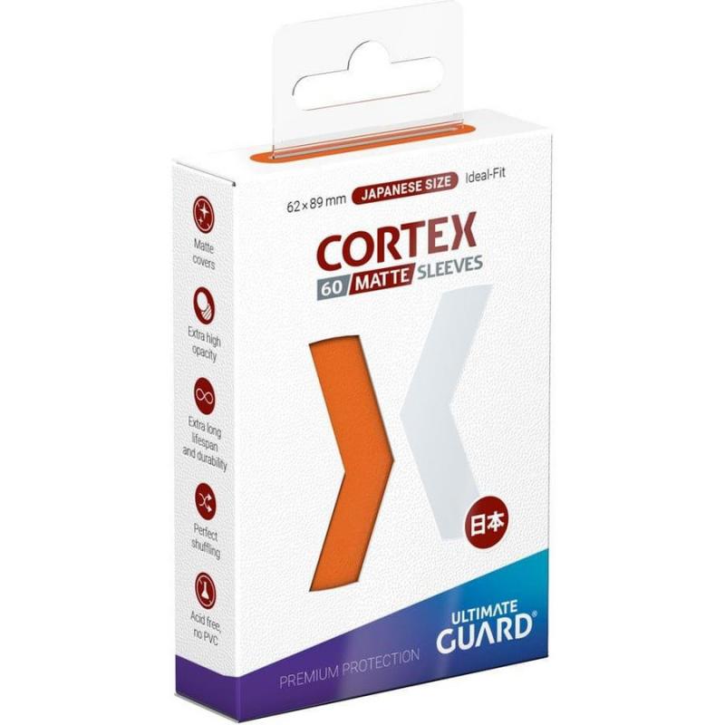 Ultimate Guard Cortex Sleeves Matte Japanese Size (60) - Orange