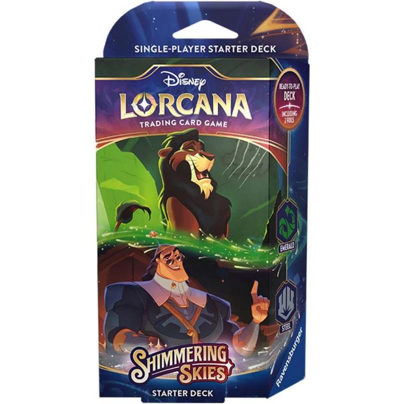 Disney Lorcana TCG Shimmering Starter Deck - EN - Emerald & Steel