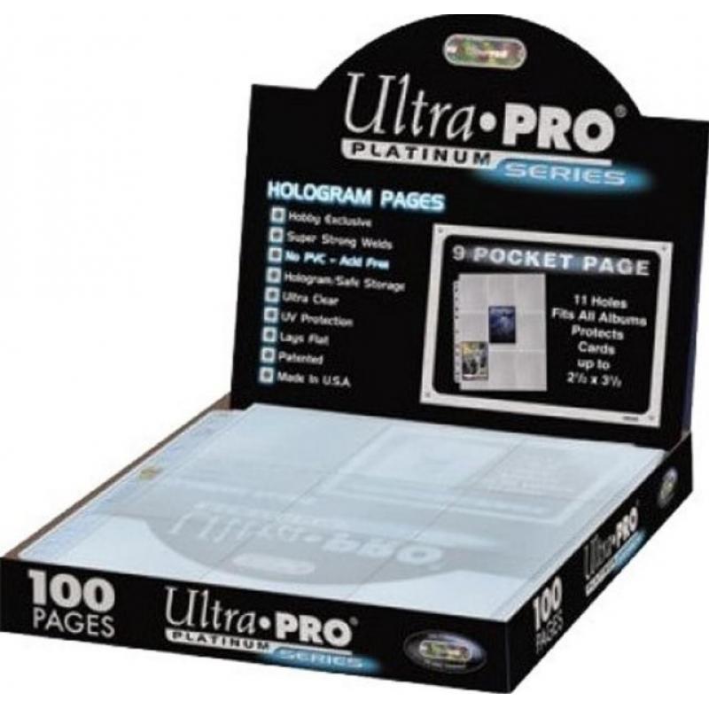Ultra Pro - Platinum 9 - Pocket Pages (11 Hole)