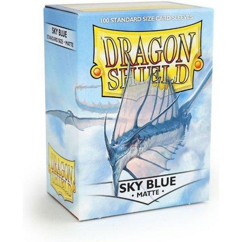 Dragon Shield Standard Sleeves - Matte Sky Blue (100 Sleeves)