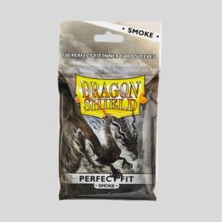 Dragon Shield Standard Perfect Fit Sleeves - Clear/Smoke (100 Sleeves)