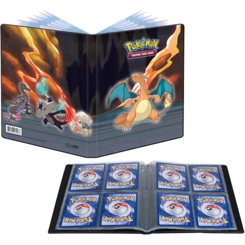 Ultra Pro - Gallery Series: Scorching Summit 4-Pocket Portfolio for Pokemon