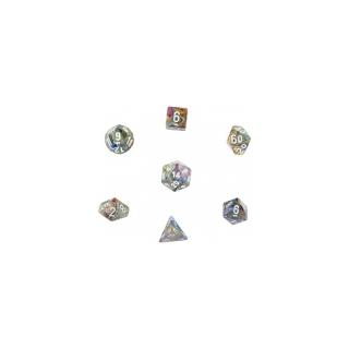 Chessex Festive 7-Die Set - Carousel w/white