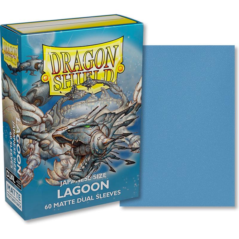 Dragon Shield Japanese size Matte Dual Sleeves - Lagoon 'Saras' (60 Sleeves)