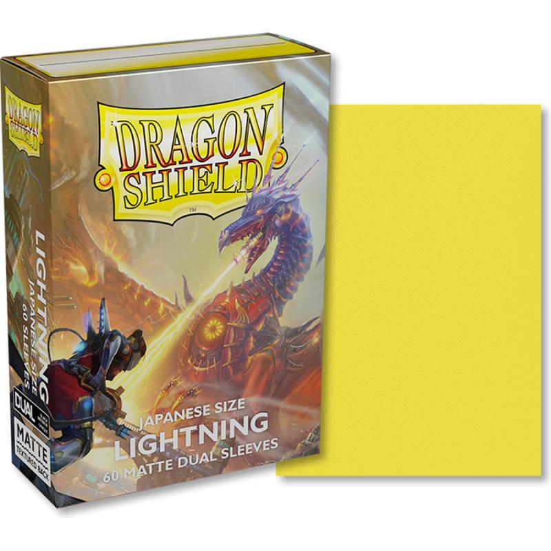 Dragon Shield Japanese size Matte Dual Sleeves - Lightning 'Ailia' (60 Sleeves)