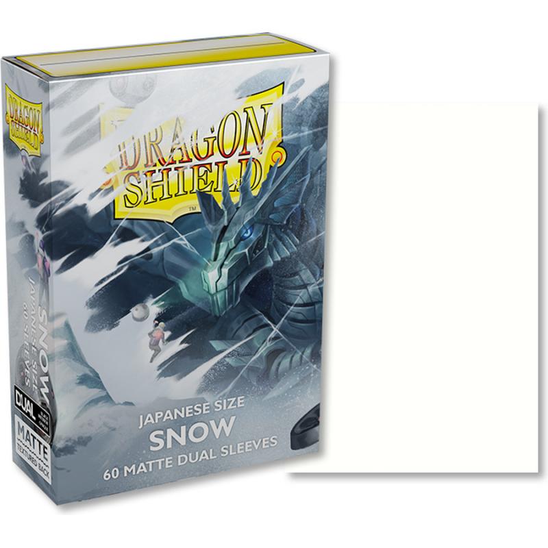 Dragon Shield Japanese size Matte Dual Sleeves - Snow 'Nirin' (60 Sleeves)