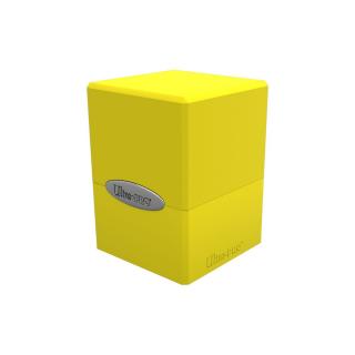 Ultra Pro - Deck Box - Satin Cube - Lemon Yellow