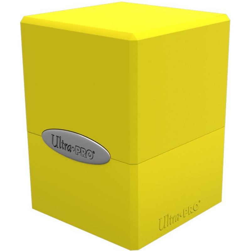 Ultra Pro - Deck Box - Satin Cube - Lemon Yellow