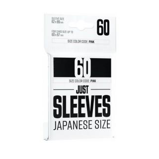 Just Sleeves - Japanese Size Black (60 Sleeves)