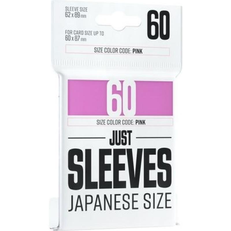 Just Sleeves - Japanese Size Pink (60 Sleeves)
