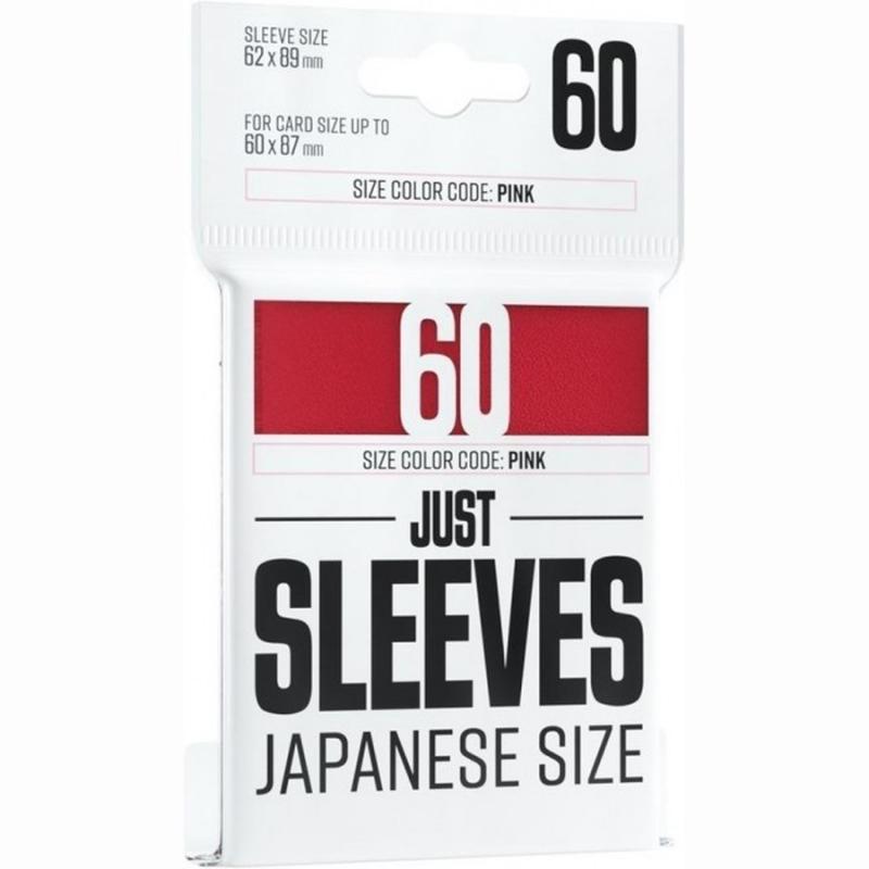 Just Sleeves - Japanese Size Red (60 Sleeves)
