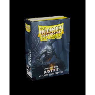 Dragon Shield Sleeves - Japanese size - Matte Dual - Justice (60 Sleeves)